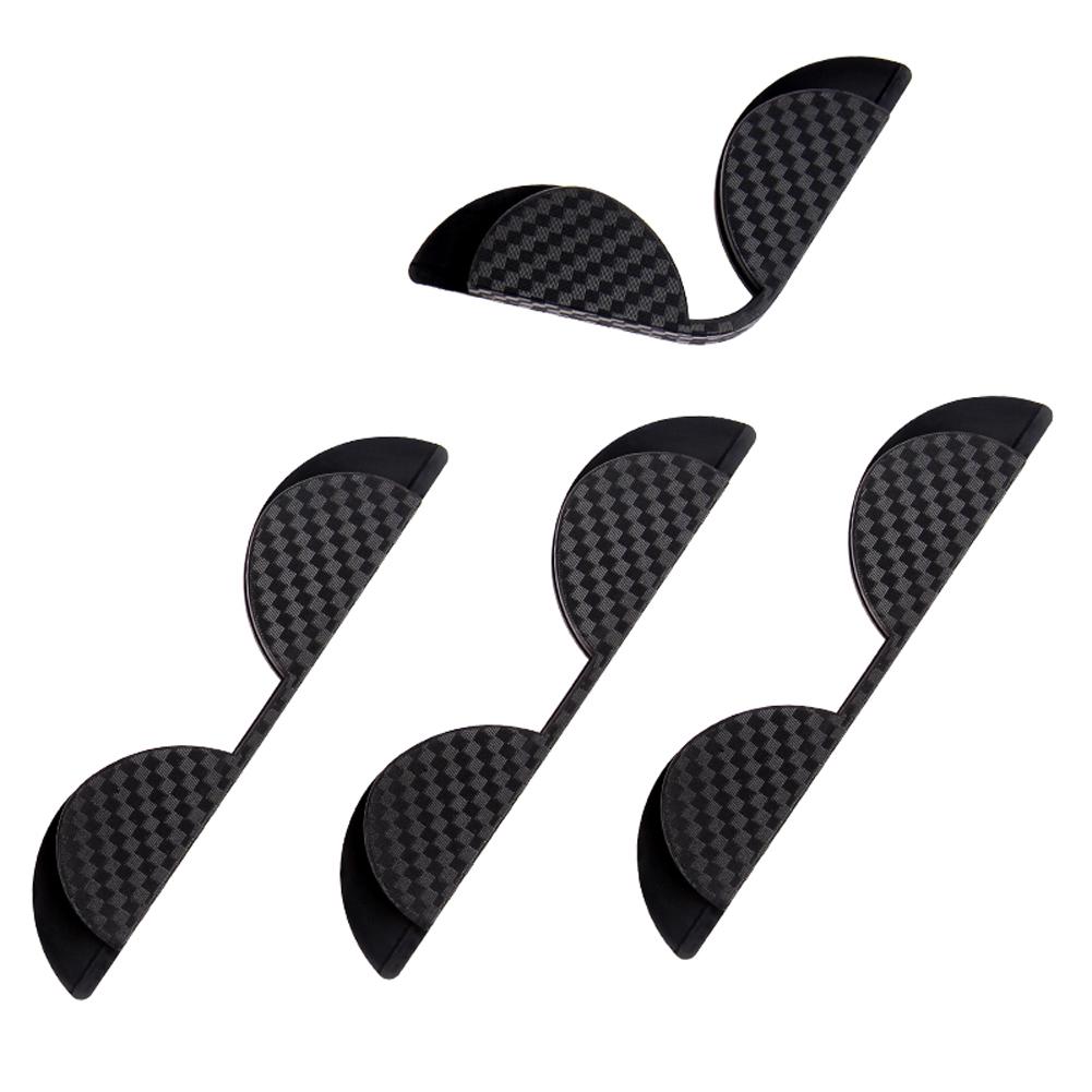 

4Pcs Door Scratch Protector Carbon Fiber PVC Anti-collision Cover PVC Anti-Scratch Protector PVC Protector Anti-Scratch Sticker