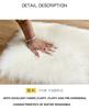 Artificial Sheepskin Imitation Wool Faux Fur Rug For Sofa Hairy Carpet Parlor Room Floor Mat Fluffy Soft Area Blanket Seat Pad