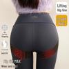Women's Fleece-Lined Shark Pants: 2024 Thickened Black Gold Warm Yoga Leggings for Autumn/Winter