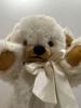 [USED] Vintage Cheeky White Nylon Stuffed Antique Teddy Bear