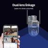 Solar-Powered 4G Outdoor Waterproof Dual Camera with HD Night Vision and Remote Monitoring