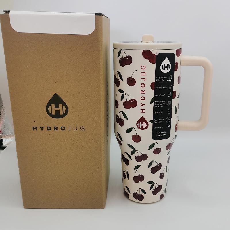 HydroJug Large 32oz/40oz Insulated Leak-Proof Travel Bottle with Handle