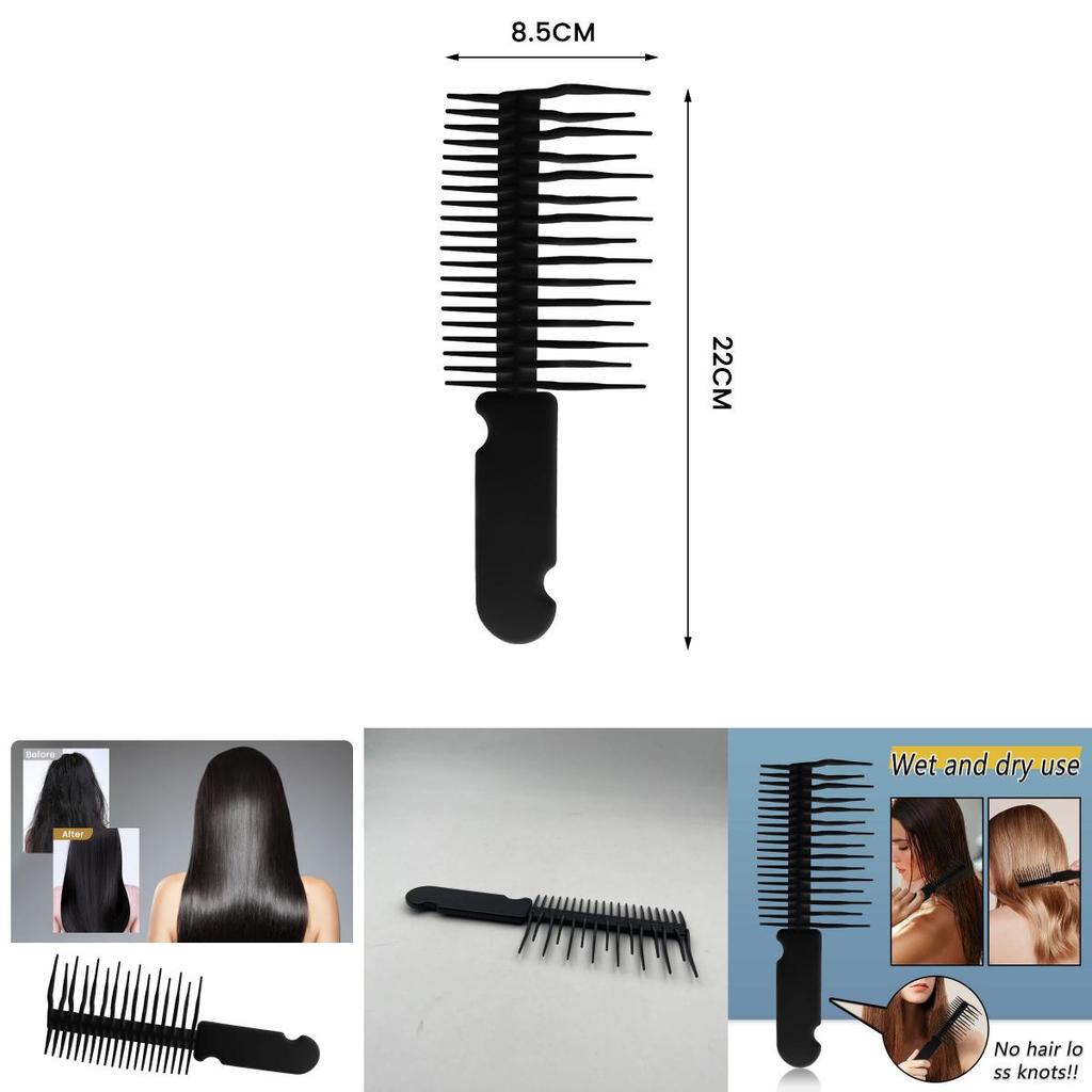 Detangling Hair Brush For Wet Hair Antiknoting Styling Tool With Ergonomic Plastic Build For All Ages