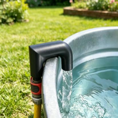 No Handheld Anti Slip Garden Hose Hook Convenient Water Tank Filling Tool Outdoor Patio Yard Garden Watering Irrigation Accessor