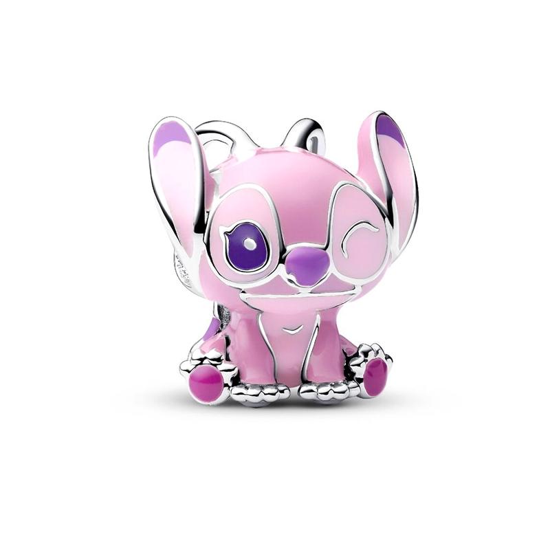 Miniso Lilo & Stitch Charm Bead Component Bead Components Compatible With Authentic Original Snake Copper Metal Bracelet High Quality Fine Jewelry