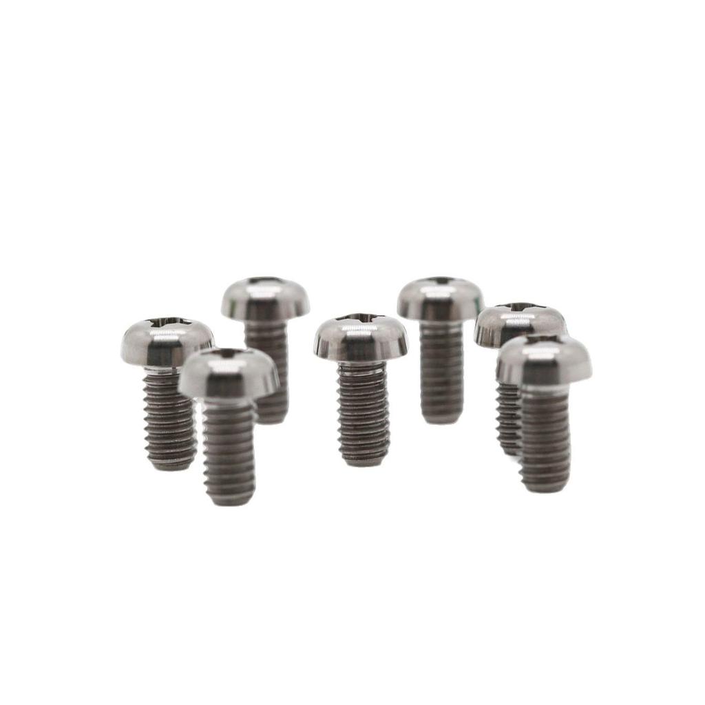 Titanium Alloy Pan Head Screws - Corrosion Resistant, Extended Sizes: M2, M2.5, M3, M4, M6