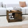VidaXL Coffee Table Smoked Oak 50x50x36 Cm Engineered Wood 817075
