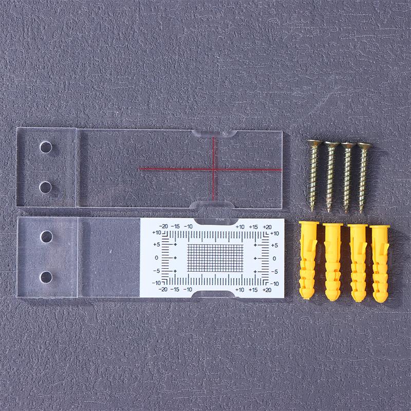 Clear Acrylic Crack Gauge Monitor Accurate Crack Monitoring Record Tool Crack Measuring Instrument For Monitoring Wall Cracks