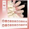 Handmade Press-On Nails – Crushed Diamond Butterfly Glitter Tips Collection