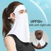 Women's Summer Ice Silk Sunscreen Face Mask for Outdoor Cycling & Golf - Thin Protection Facekini Mask (XTJ91)