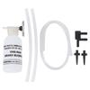 One Man Brake Bleeder Kit Rubber Brake Bleeder Bottle with Transparent Tube and Connector for Car