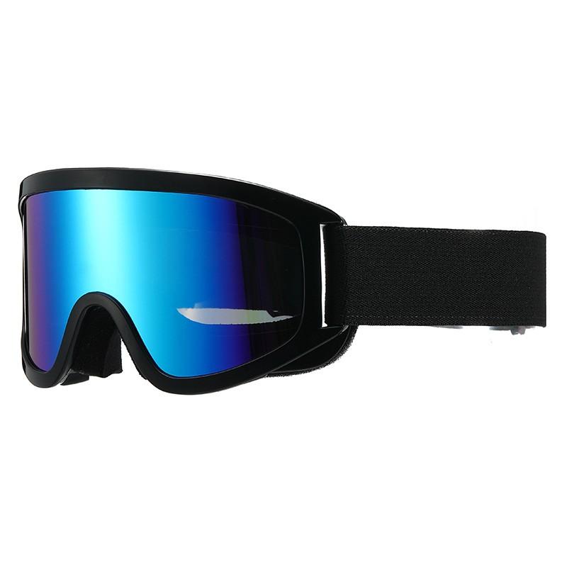 Adult TPU Cylindrical Ski Goggles With Reflective Coating Wide Field Of View Impact Resistant Windproof Snow Protection