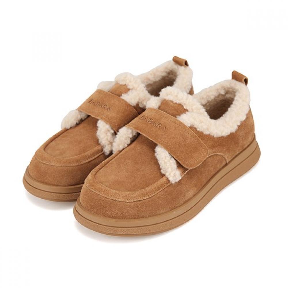 

Barbara Leather Suede Fur Velcro Sneakers 3cm Bbi557cm 250mm
