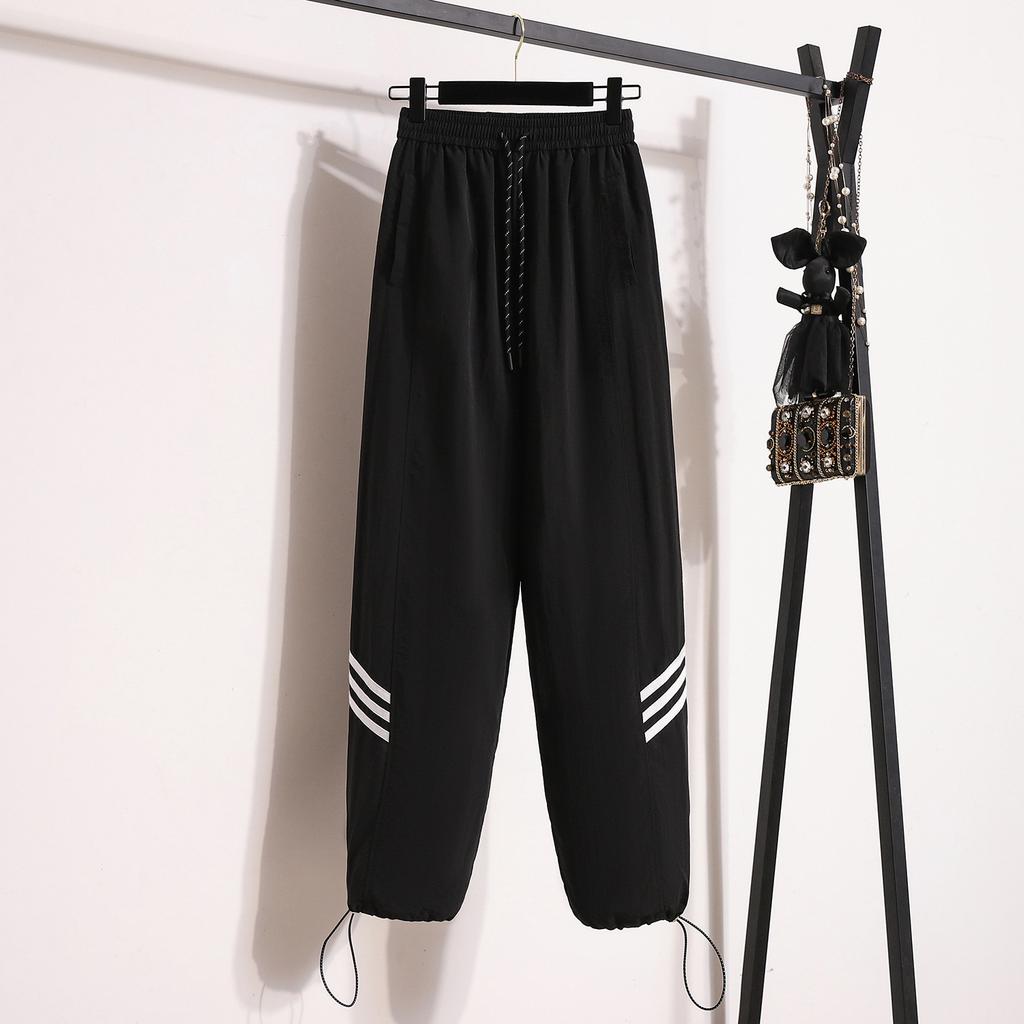 Sommer Neue hoch taillierte und dünne Overalls, dünne lässige Sporthosen