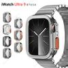 Hülle für Apple Watch 9 8 7 45mm 41mm 44mm 40mm Weiches TPU Stoßfest Schutzhülle Vollständiger Bumper für iwatch Serie 6 5 4 SE