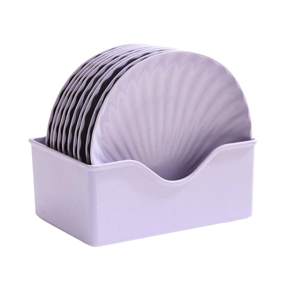 10PCS Nordic Style Snack Tray Microwave-safe Fruit Plate Creative Dinner Dish  Food Scrap