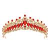 Luxury Zinc Zinc Alloy Princess Crown Shiny Bridal Headwear Trendy Girls Party Headbands  Themed Parties