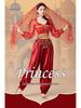Halloween Princess Jasmine Cosplay Costume: Belly Dance & Stage Performance Set