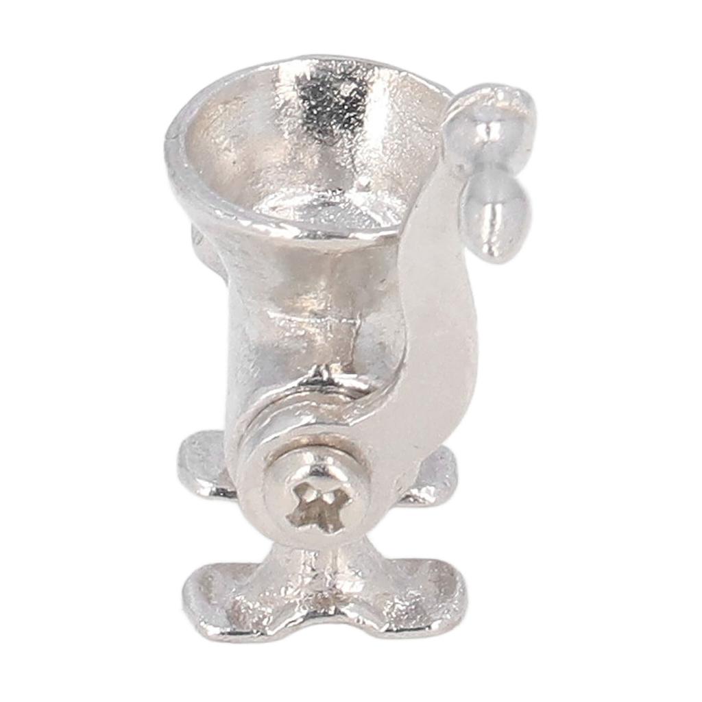 1:12 Mini Fleischwolf-Modelle Handkurbel Lebensszene Simulation Spielhaus Spielzeug für Kinder ab 3 Jahren