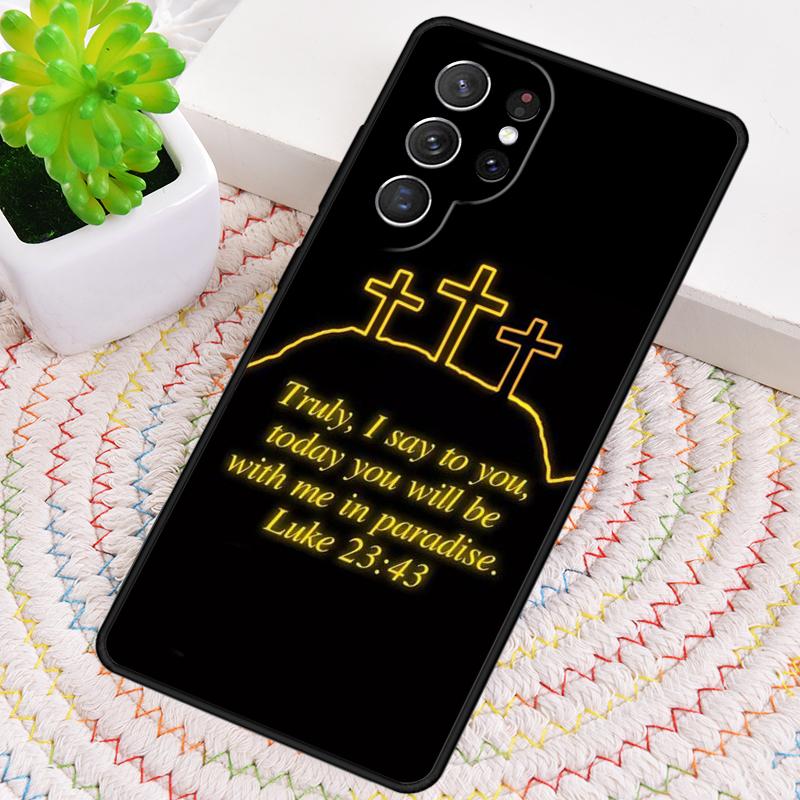 Faith Christian Religious Jesus Soft Phone Case for Samsung Galaxy Note 10 Pro S26 Ultra S23 S24 FE S25 S21 S22 PLUS Cover
