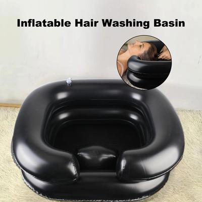 Hair Washing Tub Portable Inflatable Shampoo Basin Shampoo Sink for Bedridden/Injured With 1M Drain Tube Elderly Medical Care