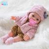Inch Soft Rubber Reborn Baby Doll Fashion Dress Up Play Toy For Girls