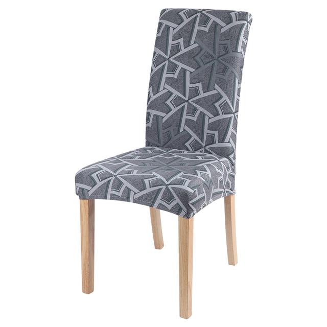 Elastic Dining Chair Cover Home Wedding Chair Cushion Removable Slipcovers Protector Anti -Dust Furniture Decor For Banquet Party