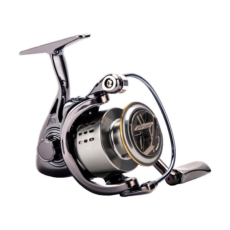 Qi Cheng s Electroplated Golf Spinning Reel - Micro Lure, Sea & Long Cast Fishing, All-Metal Line Cup.