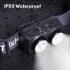 LED Rechargeable Headlamp with Motion Sensor Dual Head Lamp Flashlight 1500 Lumen Super Bright USB-C Charging Waterproof Headlight