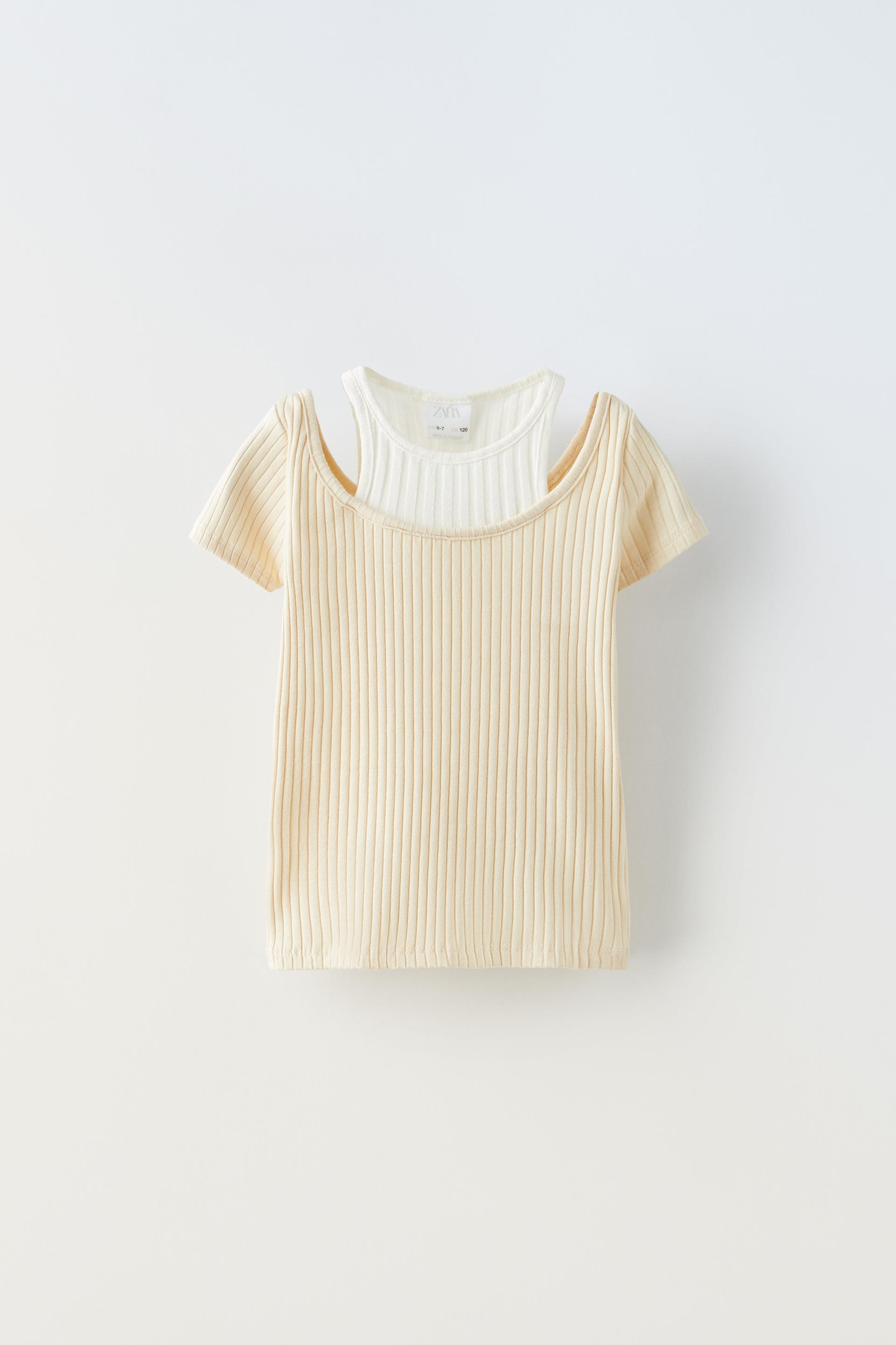 

ФУТБОЛКА В РЕБРИКУ С ВЫРЕЗАМИ