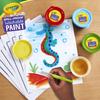 Crayola Waterless Solid Paint Drawing Set (5 Colors) with 20 Drawing Sheets (Item No. 541092) - Authentic Product