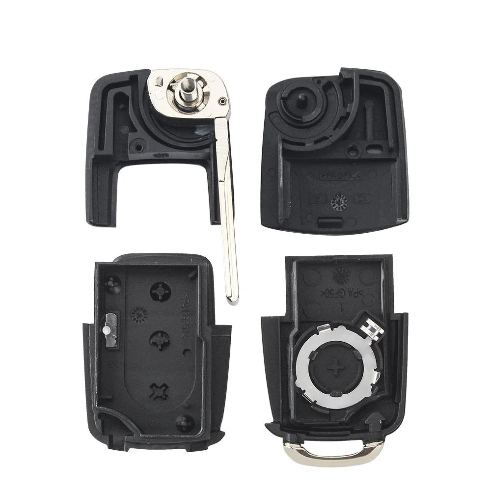 2/3/4 Tasten Klappbare Auto-Fernbedienung Flip Key Schale Hülle Fob Für VW Passat Polo Golf Touran Bora Ibiza Leon Octavia Fabia2028