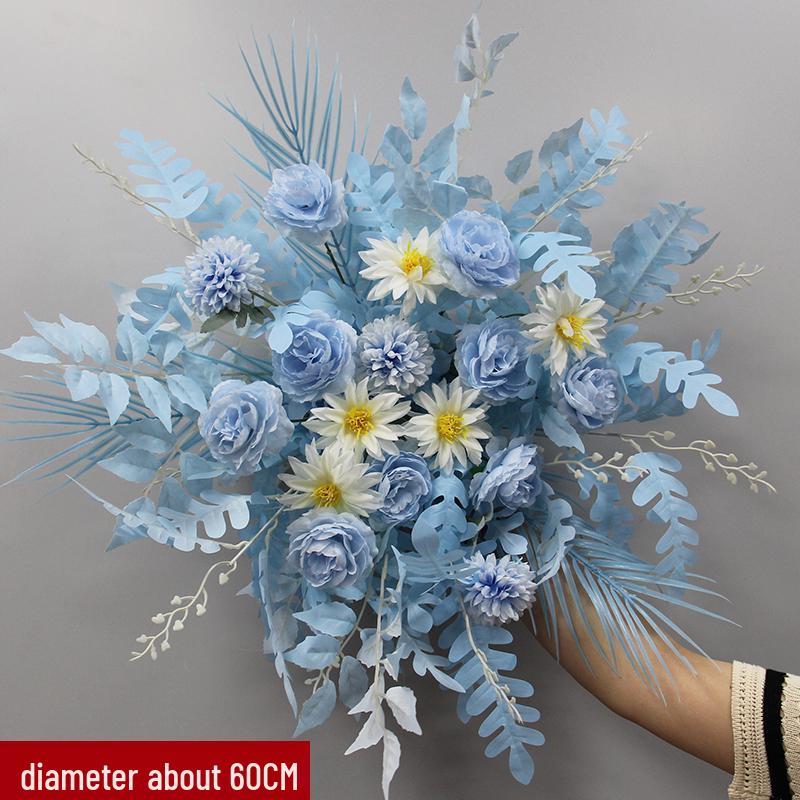 Silk Hanging Flower Garland for Wedding Aisle, T-Stage, or Ceiling Decor