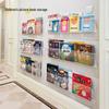 Creative Wall-Mounted Bookshelf: No-Drill Children's Book Display & Storage Rack