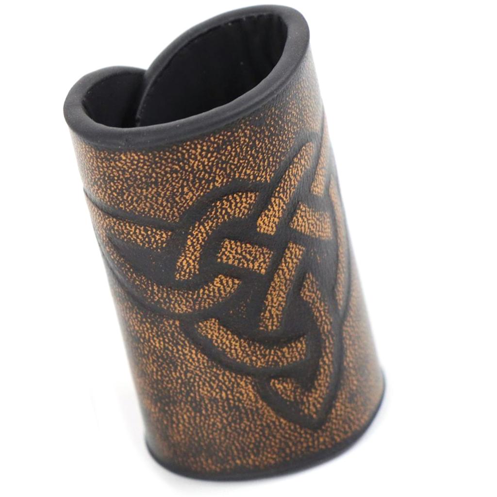 Retro Viking Style PU Leather Hair Ties Fashion Hair Accessories With Celtic Knotwork Hair Decors For Daily Wear