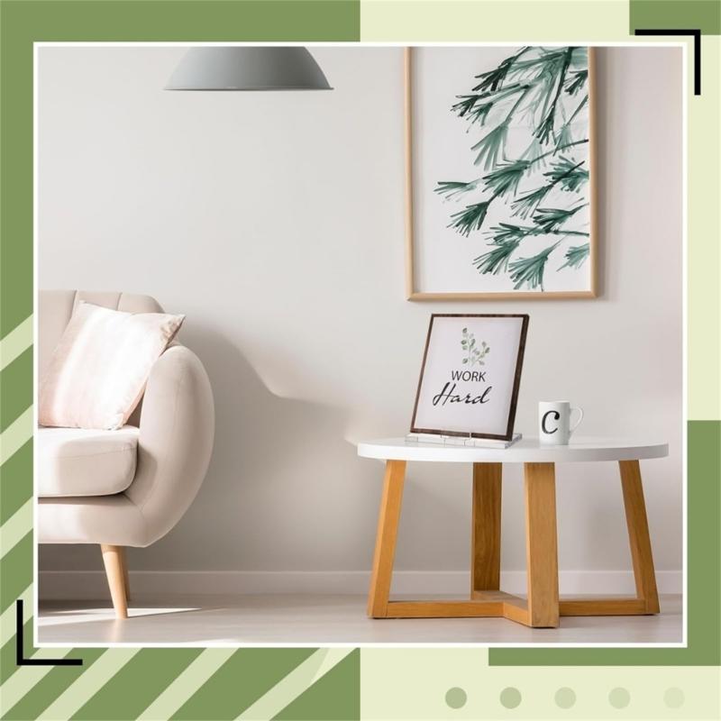 Elegant Acrylic Photo Holder Minimalists Design Easel Rack with Nonslip Pad for Showcasing Art At Living Room or Office