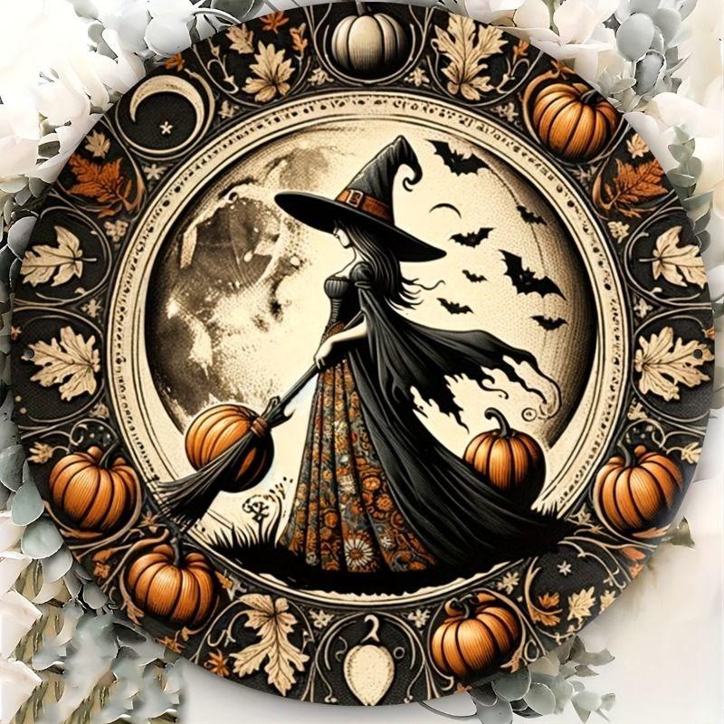 2D Flat Hanging Decorative Metal Sign Hand Painted Art