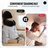 Removable Travel Neck Pillow Washable Cover Car Neck Cushion Hooded Pillow  Car Trips