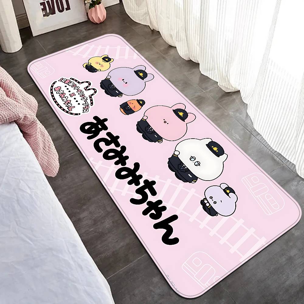 Cartoon A-Asamimichan Floor Mat INS Style Soft Bedroom Floor House Laundry Room Mat Anti-skid Household Carpets