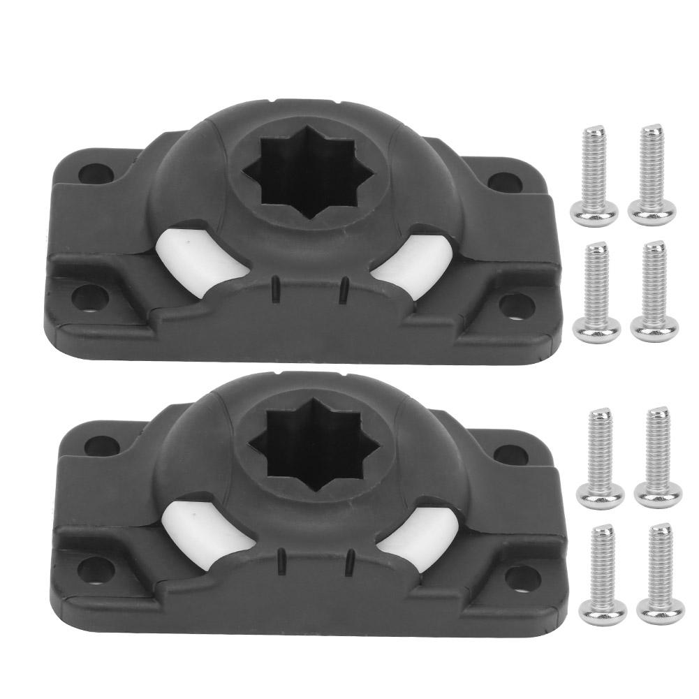 ABS Plastic Rod Holder Mount Base Slide Rail Accessories for Kayak Canoe Inflatable Boat