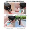 Hand Strap Lanyard for DJI OSMO Pocket 3 with 1/4 Inch Screw Hand Strap Wrist Strap Handheld Gimbal Stabilizer Accessories