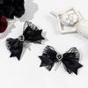 Love Heart Bowknot Hair Clip With Secure Grip For Women Girls Elegant Nonslip Barrettes Hair Accessory