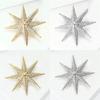 Spilla Decorativa Stella a 8 Punte Accessorio Distintivo in Lega Per Brillare in Insieme Durante gli Spostamenti Feste