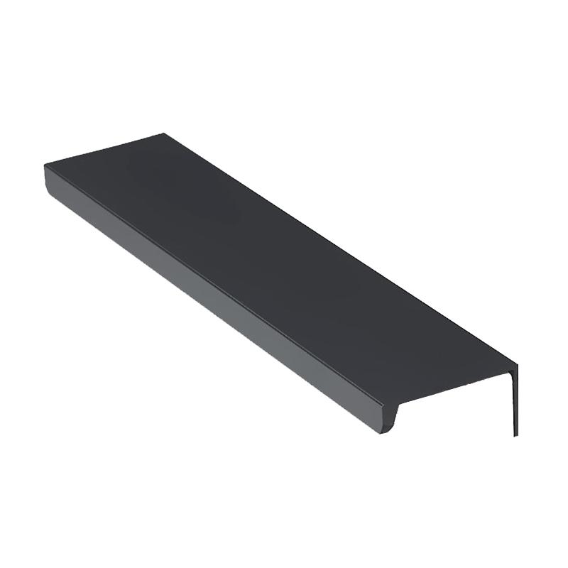 Aluminum Alloy Cabinet Pulls Handles Embedded Wardrobe Drawer Metal Pulls with 15mm Self-Tapping Screw