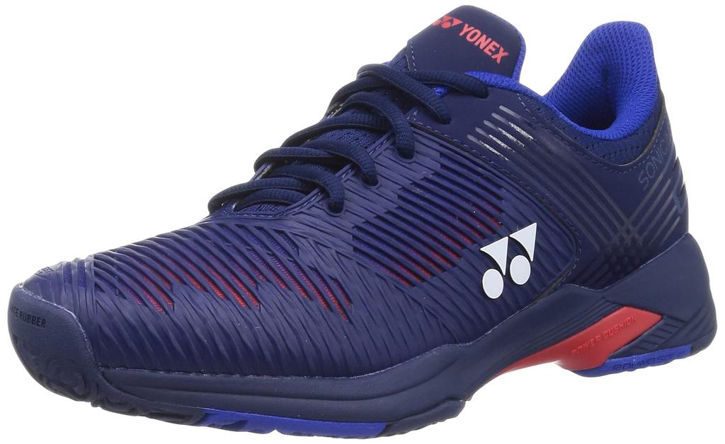 Tennis Shoes Power Cushion Sonicage 2 Wide GC GC Clay Omni Court Cm [YONEX] Navy/Red 22.0