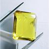 Natural Brazilian Yellow Topaz 22.65 Ct Emerald Cut Certified Fabulous Gemstone