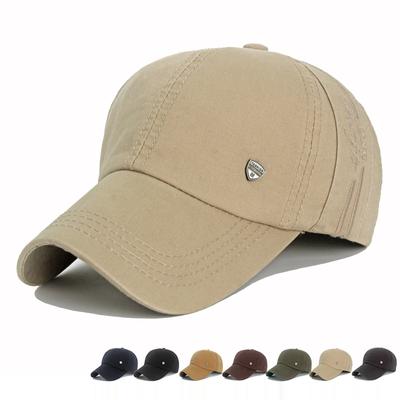Baseballkappe mit Stickerei Frühling Sommer Outdoor Sonnenhut Papa Hut Baumwolle Snapback Hut Verstellbar Lässige Kappe