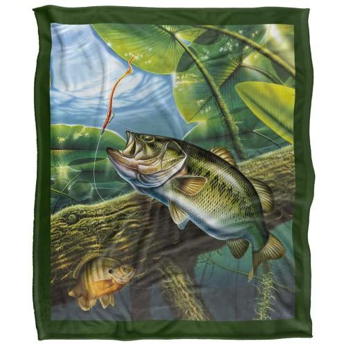JQ Licensing Silky Bass Supersoft Blanket