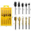 10Pcs Drill Bit Rotary Rasp File Set for Woodworking Knife Wood Carving Tool Carpentry Wood Cutting Tools Bit Set