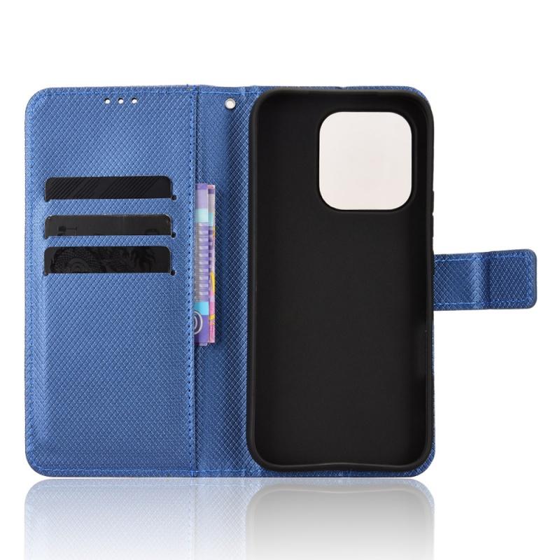 For Honor 600 Lite 5G Diamond Flip Leather Wallet Case For Honor 600 Lite Card Slot Anti drop Magnetic Stand Holder Cover